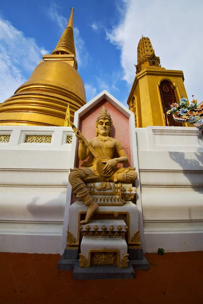 Asie thailand bangagara temple ensoleillé abstrait bouddha statue — Photo