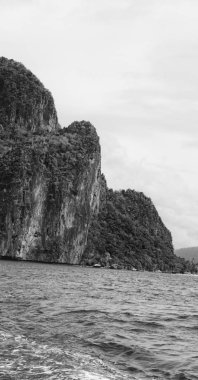  Tekne ve Pasifik Okyanusu görünümünden