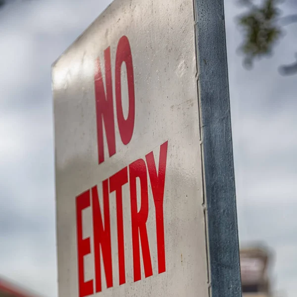 Filippinerna Gamla Smutsiga Etikett Inget Inträde Signal Begrepp — Stockfoto