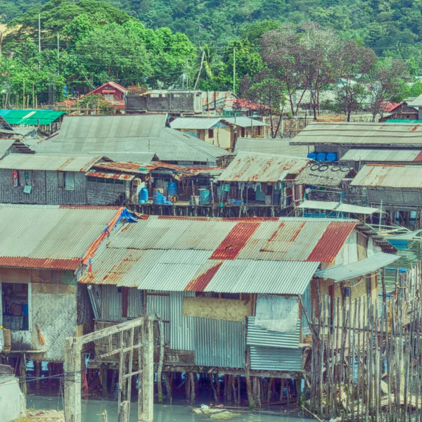 Casa na favela para os pobres — Fotografia de Stock