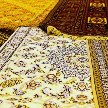 İran antika halı Tekstil el yapımı güzel Arapça süsleme içinde bulanıklık