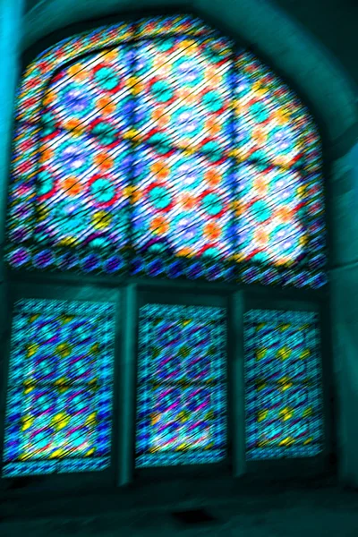 Розмитих Кольорах Вікон Старовинна Мечеть Традиційне Мальовниче Світло — стокове фото