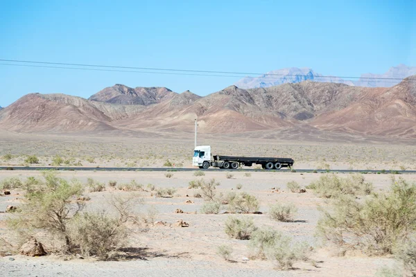 Iran Borrão Montanha Paisagem Partir Janela Carro — Fotografia de Stock