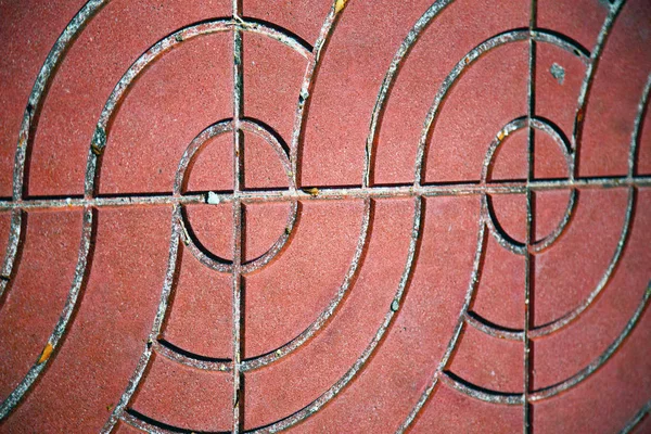 In kho phangan thailand abstract cross ceramics step — Stock Photo, Image