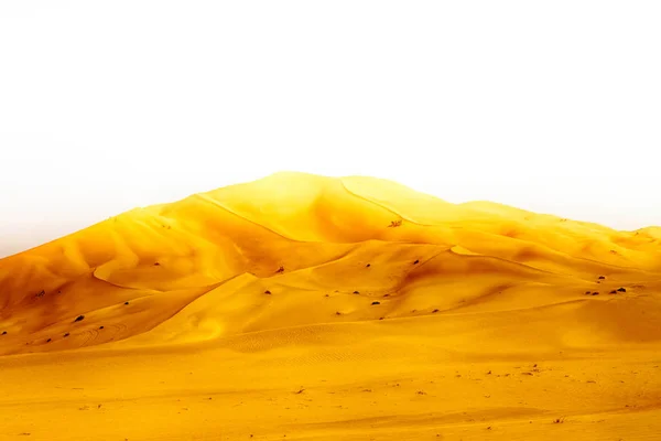 In oman vecchio deserto strofinare al khali il quartiere vuoto e all'aperto — Foto Stock