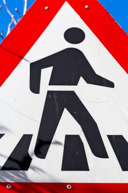 iş yerinde bir adam Güney Afrika yol sinyal