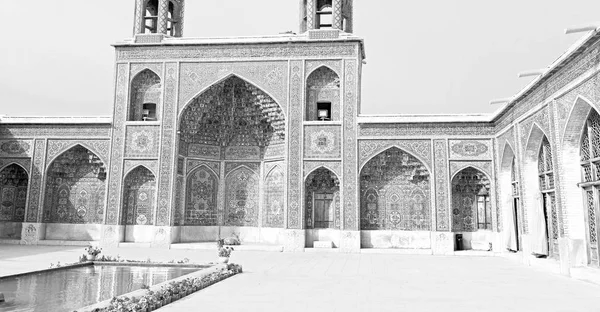 Em iran a antiga mesquita — Fotografia de Stock