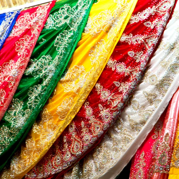 En una bufanda de iran en una textura de mercado — Foto de Stock