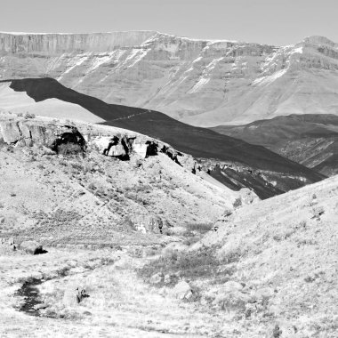   Güney Afrika ıssızlık vadisinde 