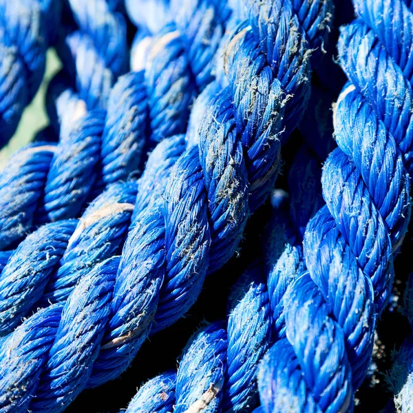 Ein Seil im Boot-Zubehör — Stockfoto