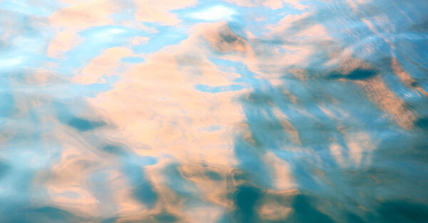 abstract blur background of the pacific ocean 