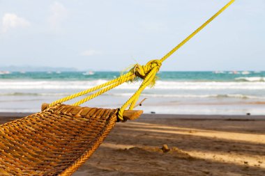    ocean beach yakınındaki bir hamak üzerinden görüntülemek  