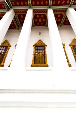 pencere altın tapınak Tayland kesi Tapınak 