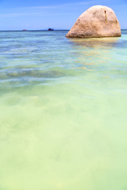 kho tao bay beyaz Isle beach tekne Tayland Asya'da bir