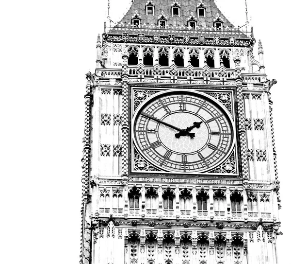 England  aged city in london big ben and historical old construc — Stock Photo, Image