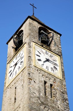 Cadrezzate eski soyut İtalya duvar kilise kule 