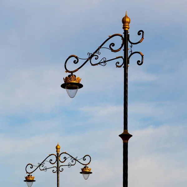 I oman ljus på himlen — Stockfoto