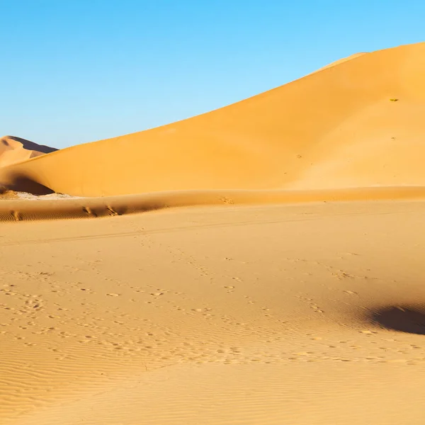 Em oman velho deserto esfregar al khali o quarto vazio e ao ar livre — Fotografia de Stock