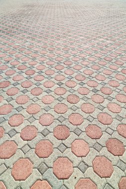 Umman soyut kaldırım eski steet ve renklerde