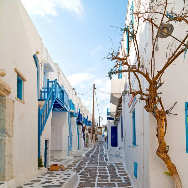 Isle Grekland Antorini Europa Gamla Hus Och Vit Färg — Stockfoto
