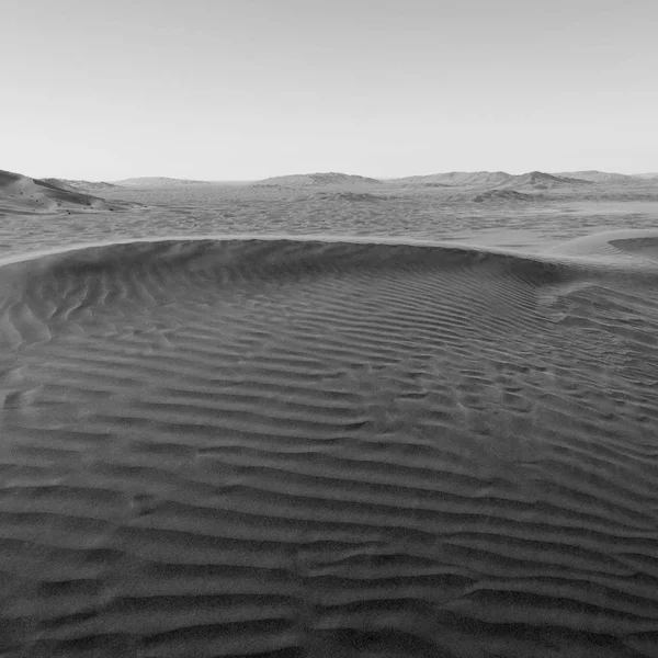 Üres Negyed Szabadtéri Homokdűne Oman Régi Sivatagi Dörzsölje Khali — Stock Fotó