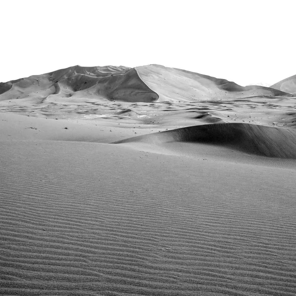 Quartiere Vuoto Dune Sabbia All Aperto Oman Vecchio Deserto Strofinare — Foto Stock