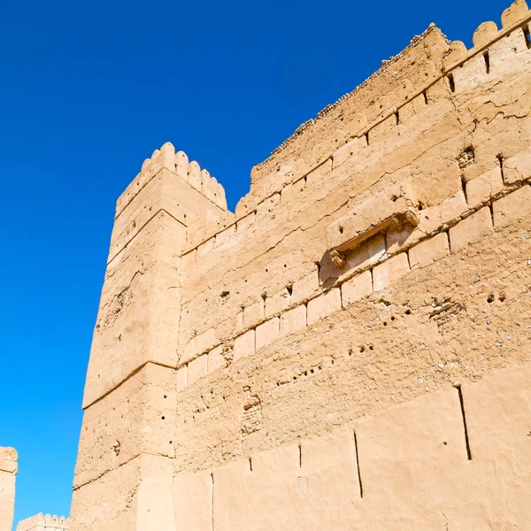 Pevnost Bitva Nebe Hvězda Cihla Oman Muscat Staré Obraně — Stock fotografie