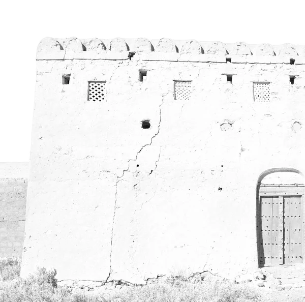 Kale Savaşı Gökyüzü Umman Muscat Yıldız Tuğlası Eski Savunma — Stok fotoğraf