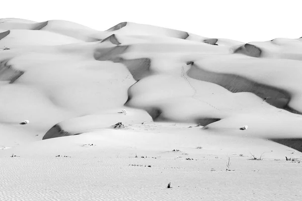 Em oman velho deserto esfregar al khali o quarto vazio e ao ar livre — Fotografia de Stock