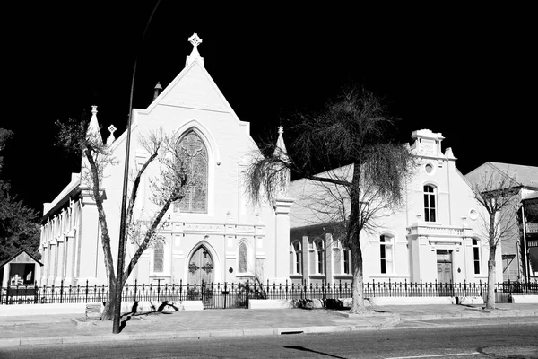 남아 프리 카 공화국 시 센터에 있는 오래 된 교회에서 — 스톡 사진
