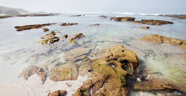 Розмитість Південній Африці Небо Океан Кільце Заповідника Природа Скелі — стокове фото