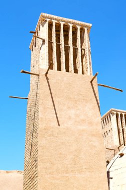 İran yazd eski Rüzgar kule