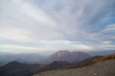 Umman eski dağ gorge  
