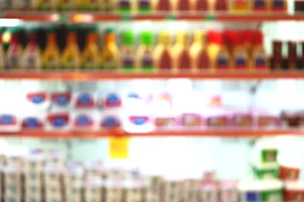 Dans le flou abstrait du supermarché iran — Photo