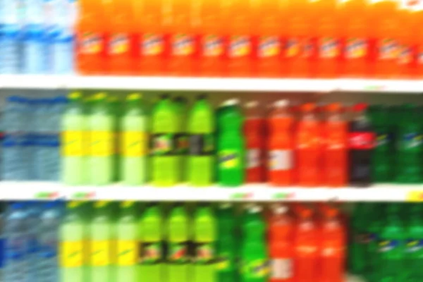 Em iran abstrato supermercado borrado — Fotografia de Stock