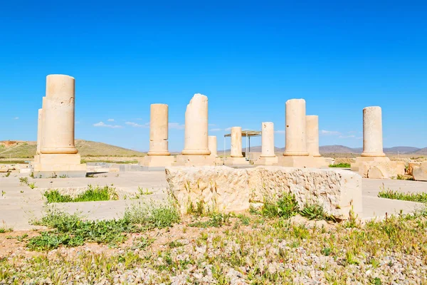 I iran pasargad gamla byggandet — Stockfoto