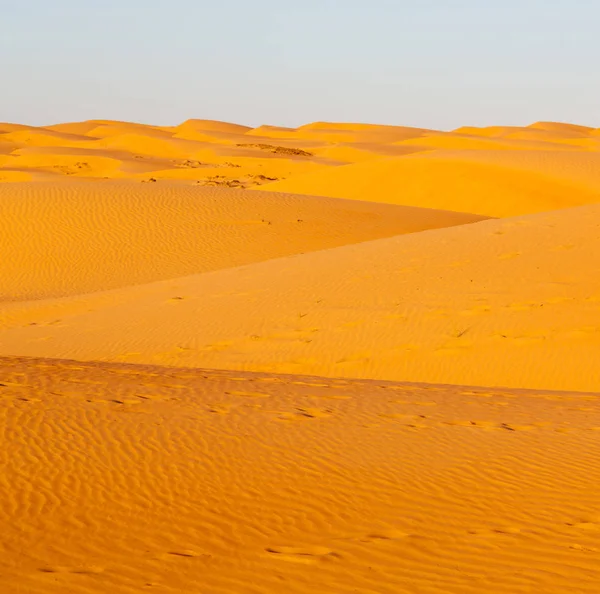 In oman oude desert rub al khali de lege kwartaal en buiten — Stockfoto