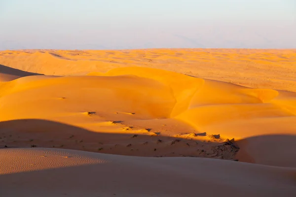 In oman oude desert rub al khali de lege kwartaal en buiten — Stockfoto