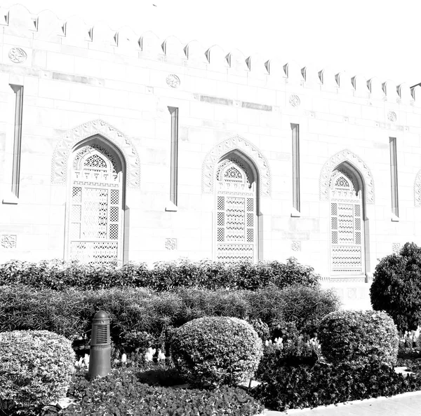 In oman muscat the old mosque — Stock Photo, Image