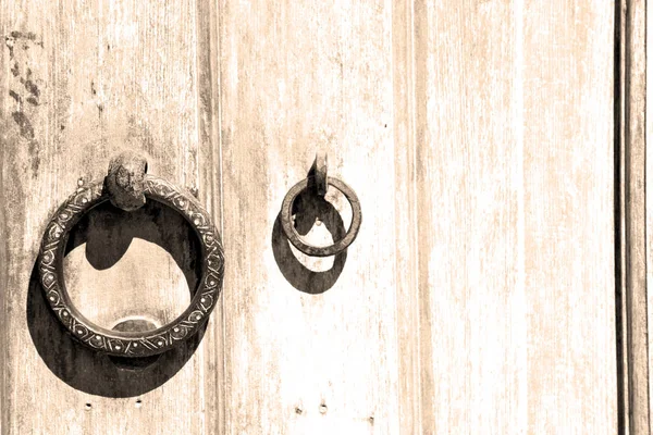 In iran antique  door entrance — Stock Photo, Image