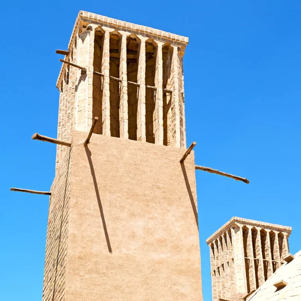In iran yazd der alte Windturm — Stockfoto