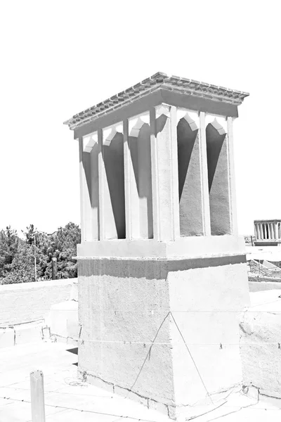 In iran yazd de oude toren van de wind — Stockfoto