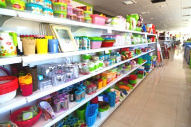 İran'da soyut süpermarket bulanıklık 