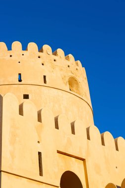 Umman fort battlesment gökyüzü ve yıldız 