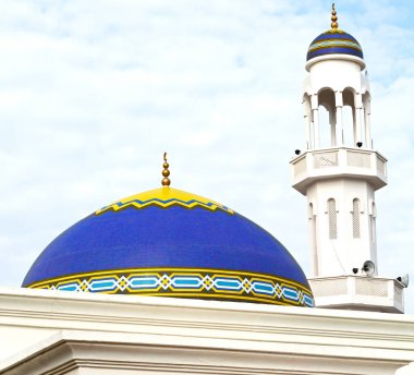 Umman muscat oteli eski Camii Minare ve din gökyüzü temizleyin