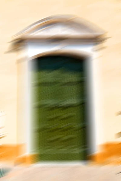 Detalhe na porta da parede itália terra europa um borrado — Fotografia de Stock