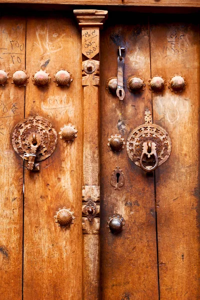 In iran old door — Stock Photo, Image