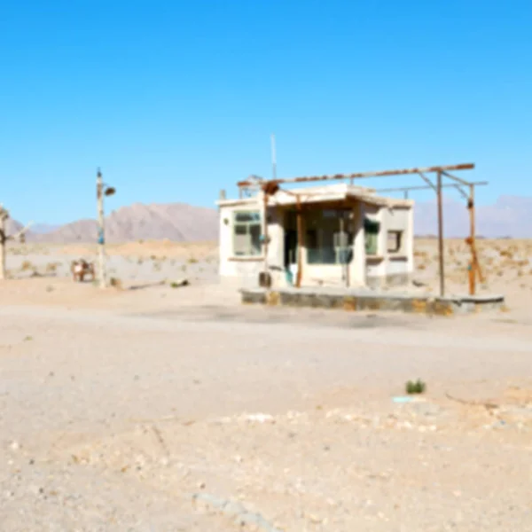 I iran gammal bensinstation — Stockfoto