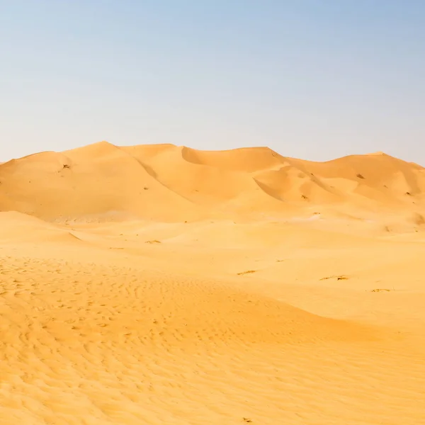 在阿曼老沙漠 rub 鲁卜哈利沙漠空季和户外 — 图库照片