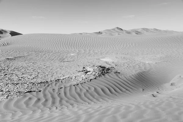 En oman viejo desierto frotar al khali el cuarto vacío y al aire libre —  Fotos de Stock